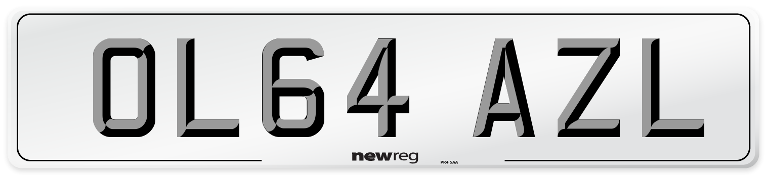 OL64 AZL Number Plate from New Reg